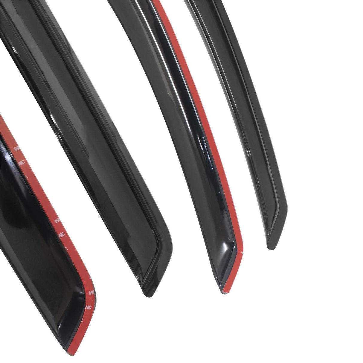 2007-2012 Hyundai Santa Fe Slim Style Smoke Visor Window Guard Acrylic