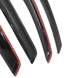 2007-2012 Hyundai Santa Fe Slim Style Smoke Visor Window Guard Acrylic