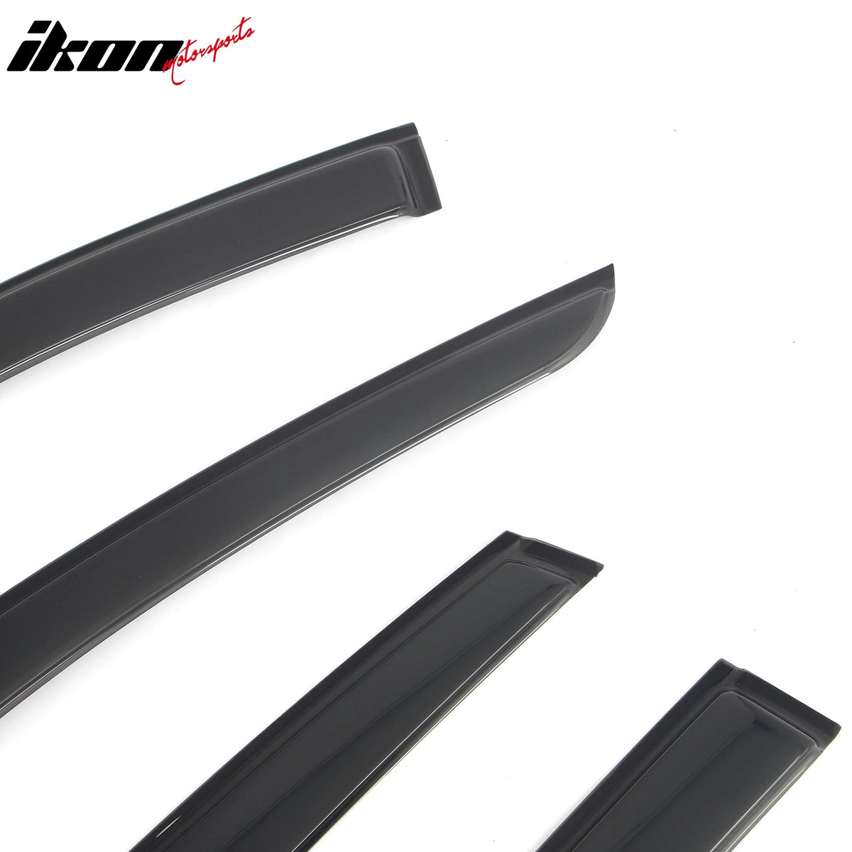 2019-2025 INFINITI QX50 Tape-on Window Visors Sun Shades Vent Rain Guards Deflectors Acrylic Smoke/Tinted 4PCS