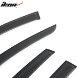 2019-2025 INFINITI QX50 Tape-on Window Visors Sun Shades Vent Rain Guards Deflectors Acrylic Smoke/Tinted 4PCS