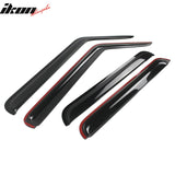 2006-2010 Jeep Commander Slim Style Smoke Visor Windows Guard Acrylic