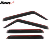 2006-2010 Jeep Commander Slim Style Smoke Visor Windows Guard Acrylic