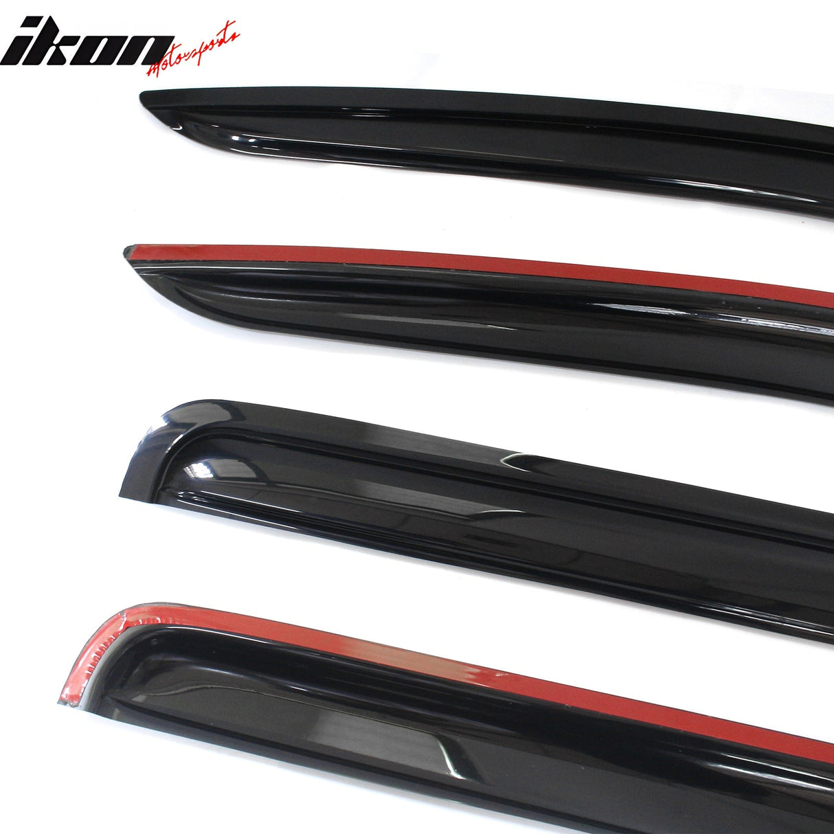 2007-2017 Jeep Compass Side Visor Window Sun Vent Rain Guards Acrylic