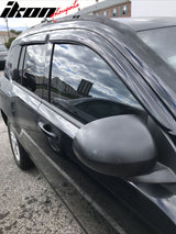 2007-2017 Jeep Compass Side Visor Window Sun Vent Rain Guards Acrylic