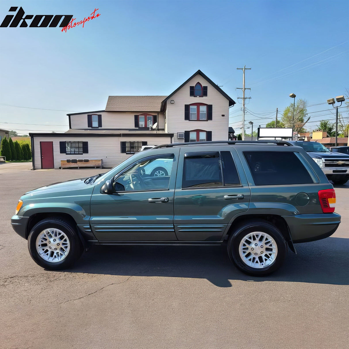 1999-2004 Jeep Grand Cherokee Window Visors Acrylic 4Pc Set