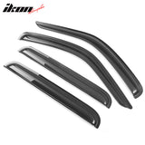 2002-2007 Jeep Liberty Visor Window Rain Guard KJ Tape on Acrylic 4PC