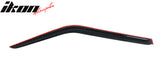 2007-2018 Jeep Patriot Tape on Visor Window Rain Guard Acrylic 4PC