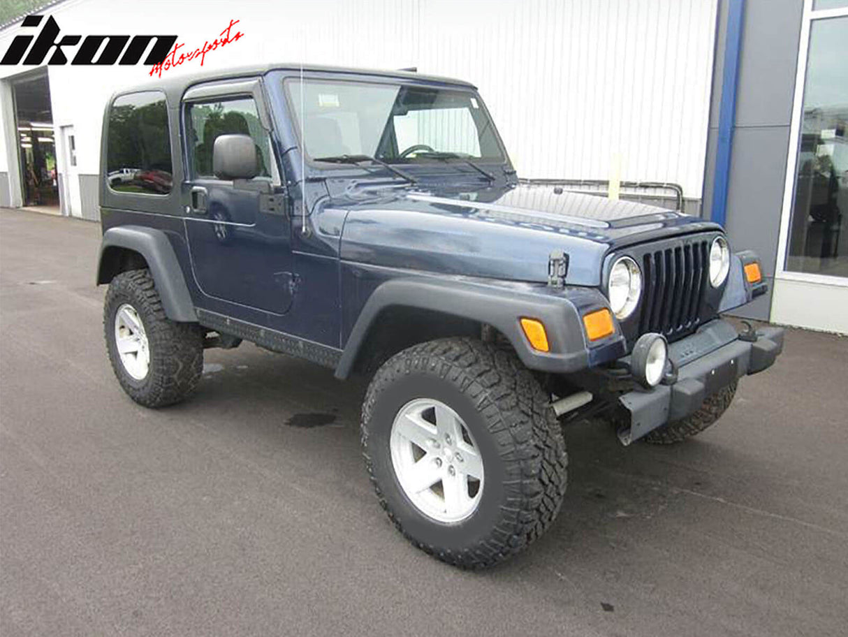 1997-2006 Jeep Wrangler TJ Window Visor Vent Rain Guards Sun Shade
