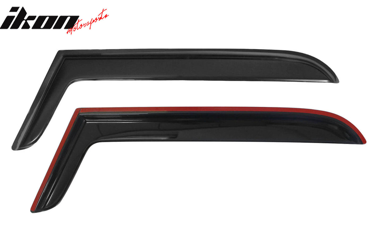 1997-2006 Jeep Wrangler TJ Window Visor Vent Rain Guards Sun Shade