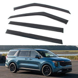 Window Visors for Kia Carnival 2022-2026 Smoke Vent Rain Guards Acrylic