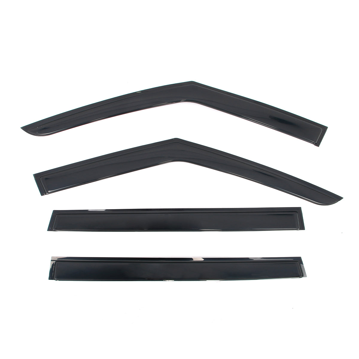 Window Visors for Kia EV9 2024-2026 Smoke Vent Rain Sun Guards Acrylic
