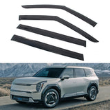 Window Visors for Kia EV9 2024-2026 Smoke Vent Rain Sun Guards Acrylic