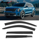 2021-2025 Kia Sorento 4PCS Tape on Window Visors Vent Rain Sun Guards