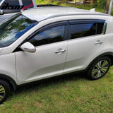 2011-2016 Kia Sportage Slim Style Smoke Tinted Window Visors Acrylic