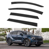 2023-2025 Kia Sportage 4PCS Tape on Window Visors Vent Rain Sun Guards