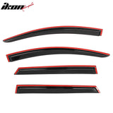 2023-2025 Kia Sportage 4PCS Tape on Window Visors Vent Rain Sun Guards