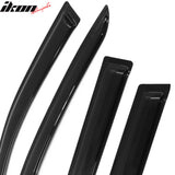 2020-2024 Kia Telluride Slim Style Black Window Visors Acrylic 4PCS