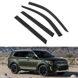 2020-2025 Kia Telluride 4PC Tape on Window Visors Vent Rain Sun Guards