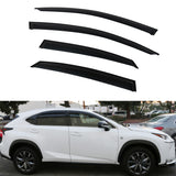2015-2021 Lexus NX NX200t NX300 NX300h Window Visor Rain Guard 4PC