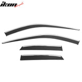 2023-2025 Lexus RX350 Window Visors Vent Rain Guards W/Chrome Trim PC