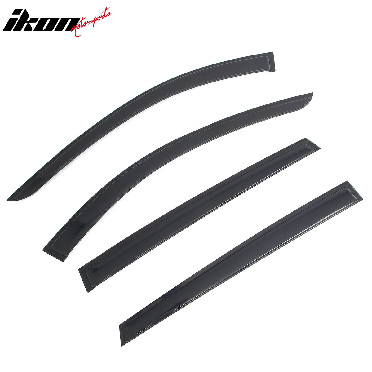 2025-2026 Mazda CX-70 & 2024-2026 CX-90 Tape-on Window Visors Sun Shades Vent Rain Guards Deflectors Acrylic Smoke/Tinted 4PCS