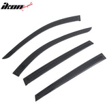 2025-2026 Mazda CX-70 & 2024-2026 CX-90 Tape-on Window Visors Sun Shades Vent Rain Guards Deflectors Acrylic Smoke/Tinted 4PCS