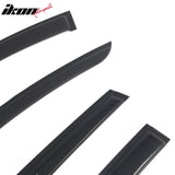2025-2026 Mazda CX-70 & 2024-2026 CX-90 Tape-on Window Visors Sun Shades Vent Rain Guards Deflectors Acrylic Smoke/Tinted 4PCS
