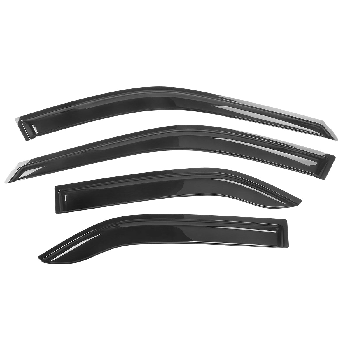 Window Visors for Mitsubishi Mirage Sedan 1997-2001 Slim Style Acrylic 4PC