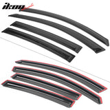 2007-2012 Nissan Altima Sedan Slim Style Visor Window Acrylic