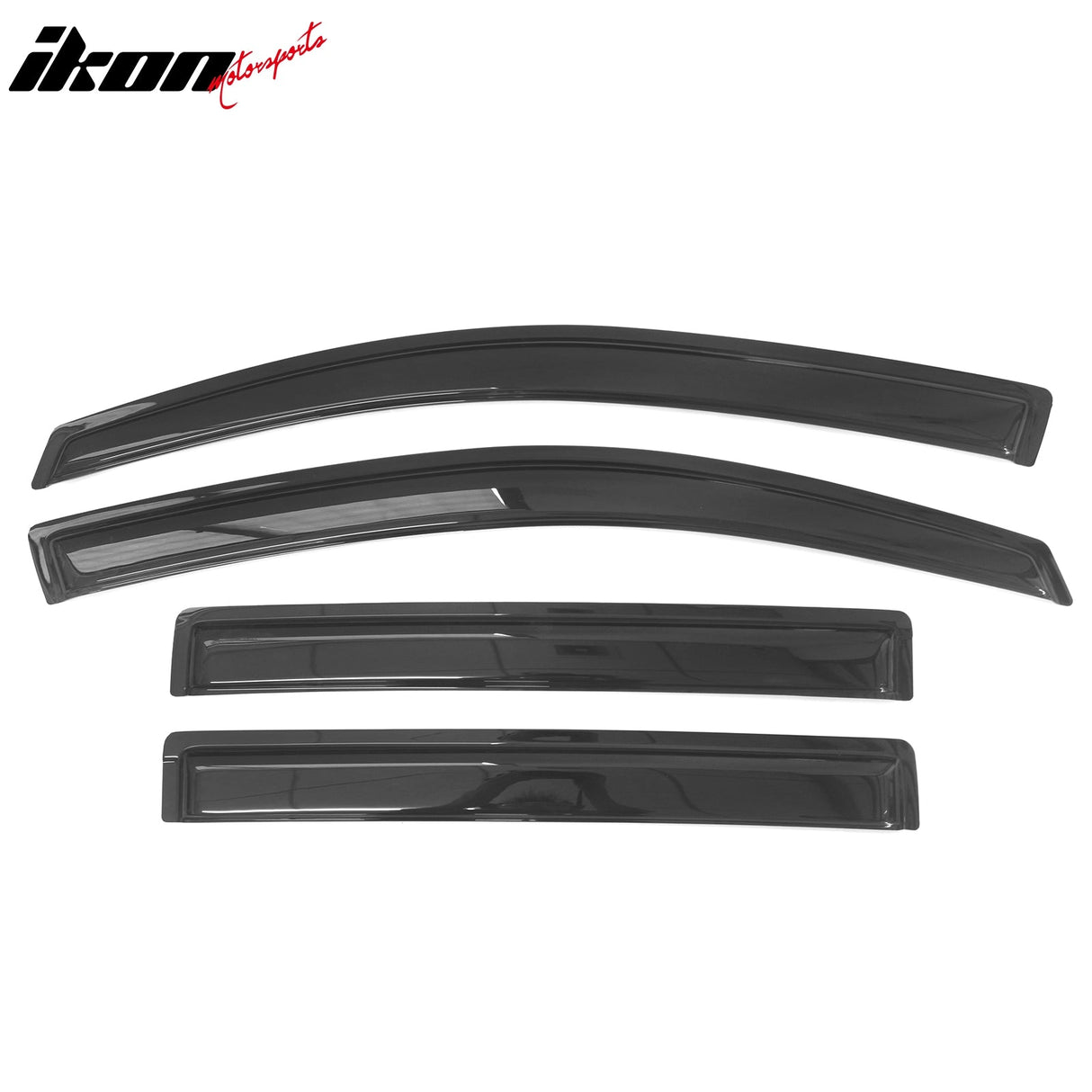 2004-2016 Nissan Armada Slim Style Smoke Visor Window Rain Guard Acryl