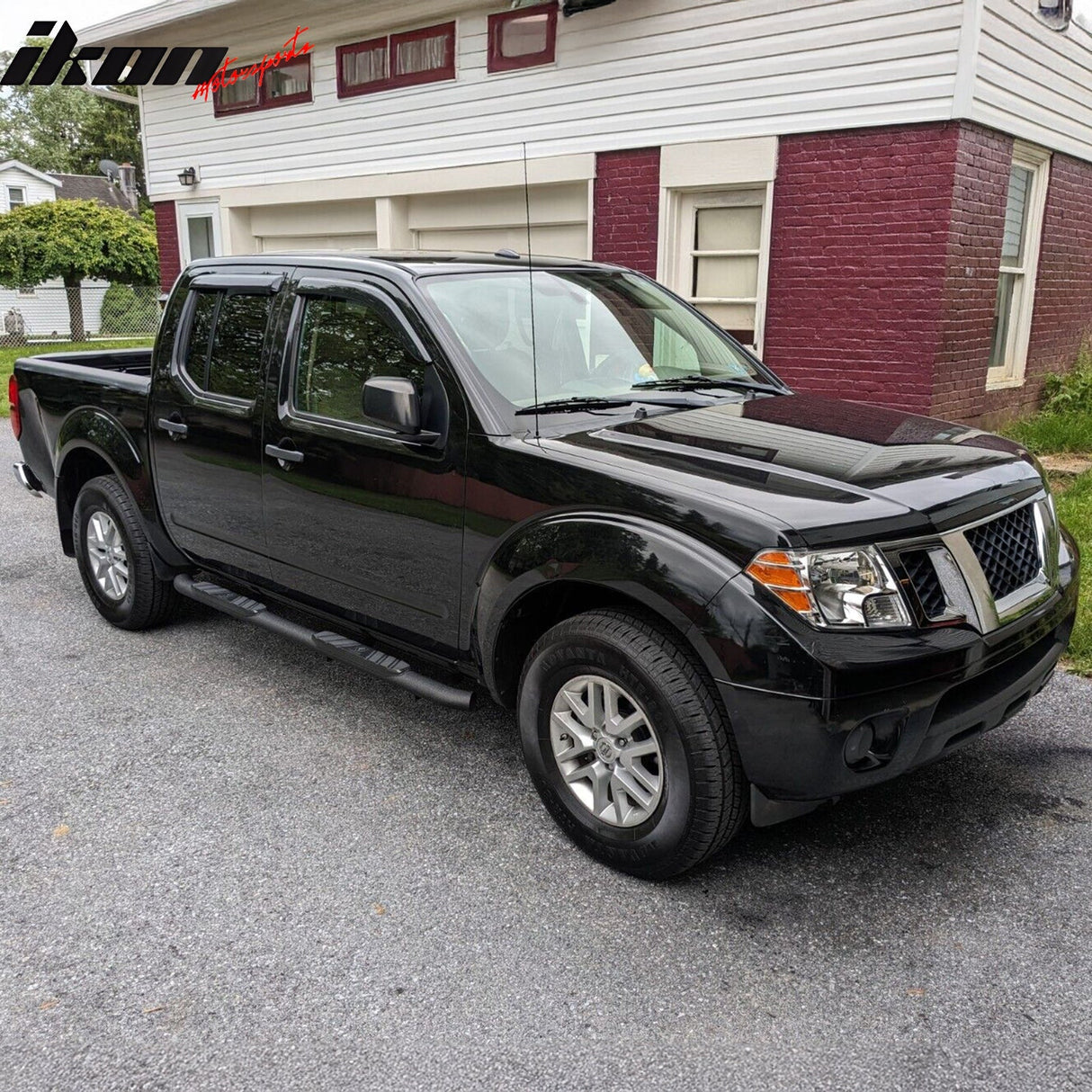 2005-2020 Nissan Frontier Slim Style Smoke Tinted Visor Window Acrylic