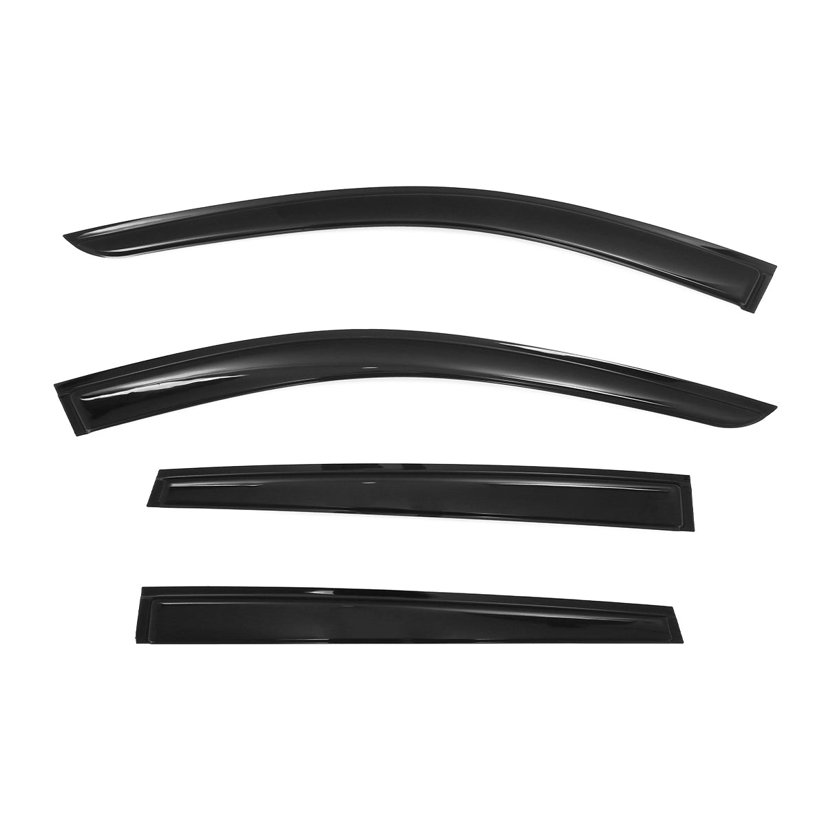Side Window Visors Vent Rain Sun Guard for Nissan Kicks 2025-2026 Smoke Acrylic