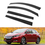 Side Window Visors for Nissan LEAF 2018-2025 Vent Rain Sun Guards Acrylic
