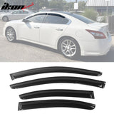 2009-2015 Nissan Maxima Tape On Window Visors Smoke Tinted Acrylic