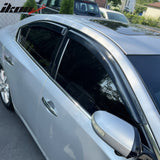 2009-2015 Nissan Maxima Tape On Window Visors Smoke Tinted Acrylic