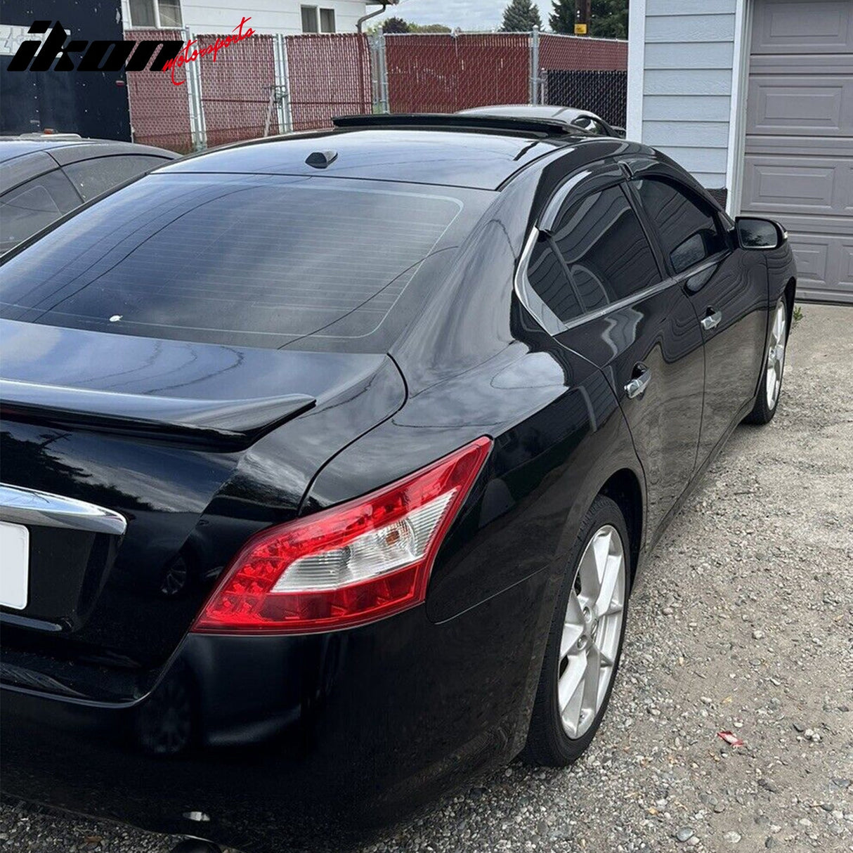 2009-2015 Nissan Maxima Tape On Window Visors Smoke Tinted Acrylic