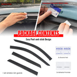 2022-2026 Nissan Pathfinder R53 Tape-on Window Visors Sun Shades Vent Rain Guards Deflectors Acrylic Smoke/Tinted 4PCS