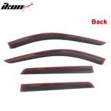 2022-2026 Nissan Pathfinder R53 Tape-on Window Visors Sun Shades Vent Rain Guards Deflectors Acrylic Smoke/Tinted 4PCS