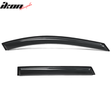 2009-2013 Nissan Rogue Slim Style Smoke Tinted Window Visor Acrylic