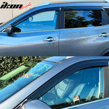 2014-2020 Nissan Rogue Slim Style Smoke Tinted Window Visors Acrylic