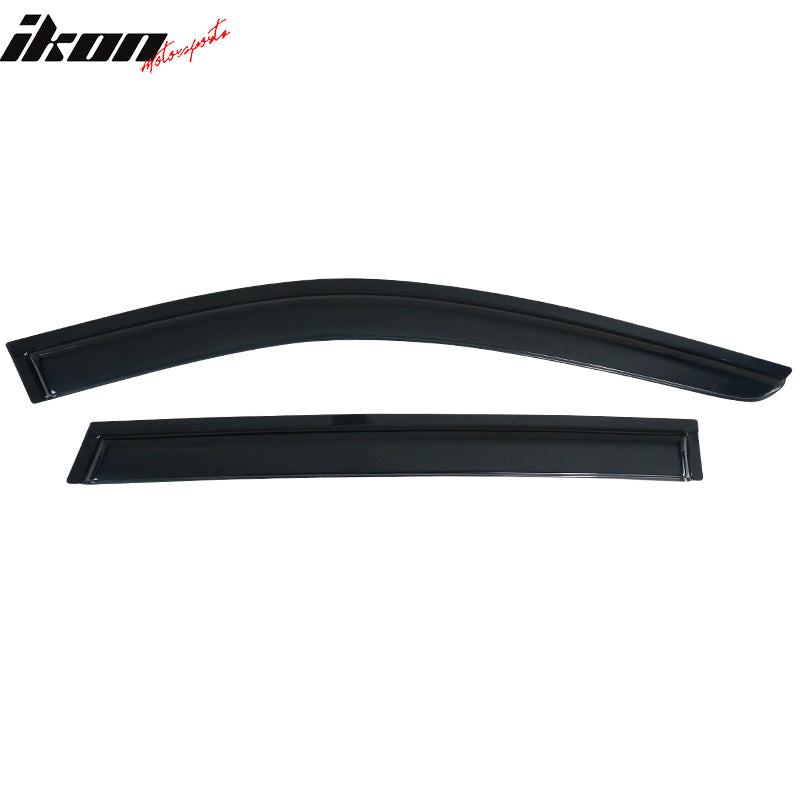 2014-2020 Nissan Rogue Slim Style Smoke Tinted Window Visors Acrylic