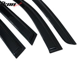 2014-2020 Nissan Rogue Slim Style Smoke Tinted Window Visors Acrylic