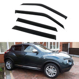 Window Visors Set for Nissan Juke 2011-2017 4Pc Acrylic
