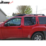 2005-2016 Nissan Xterra Tape On Smoke Tinted Visor Windows Acrylic