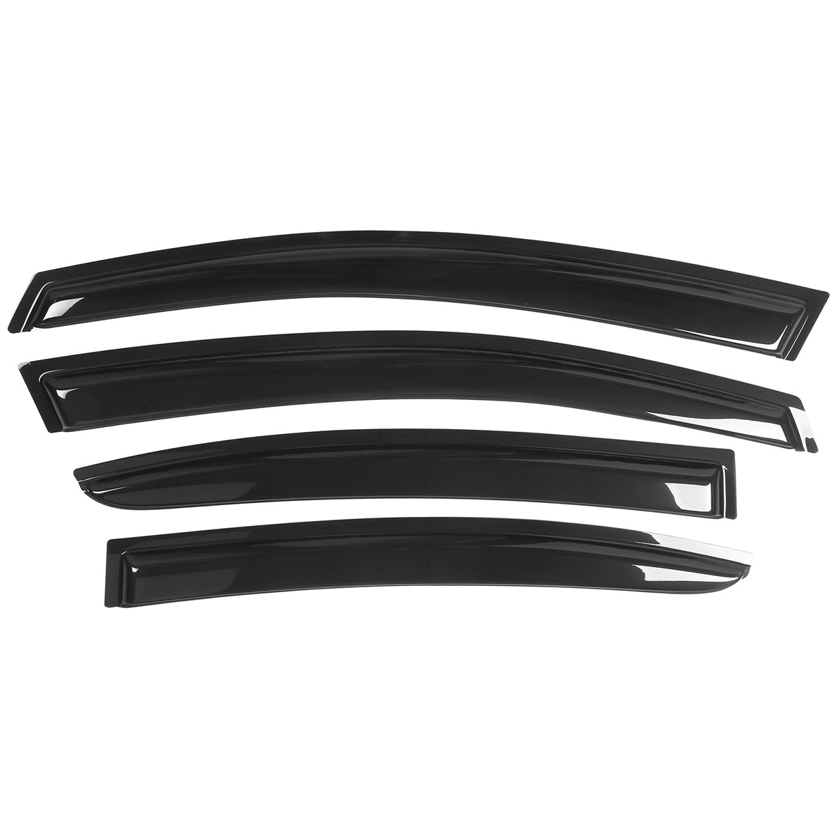 Window Visors for Subaru Impreza 2012-2016 Slim Style Smoke Tinted 4PC