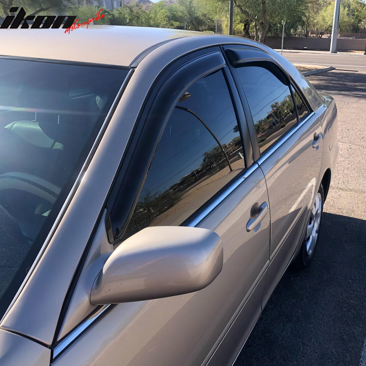 2002-2006 Toyota Camry Slim Style Smoke Visor Window Guard Acrylic