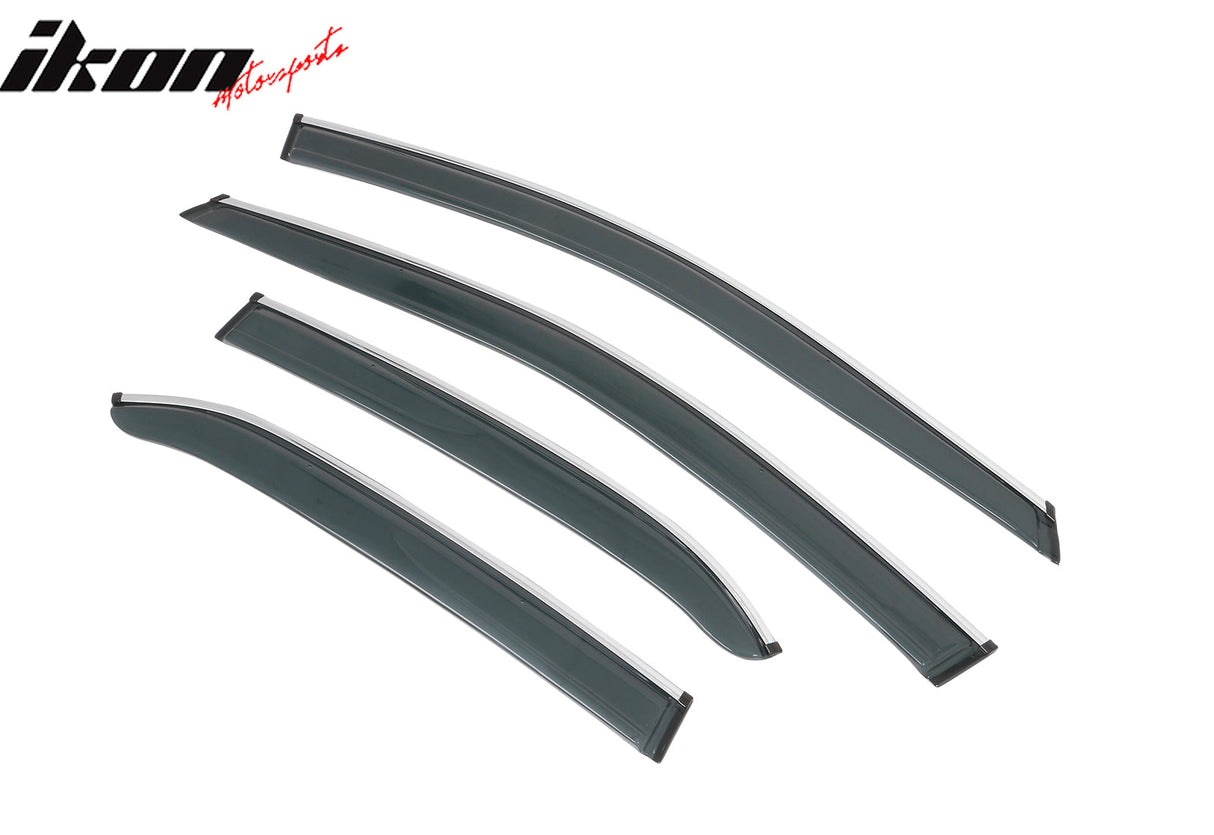 2018-2023 Toyota Camry Acrylic 4PC Window Visors Tape On Rain Guard