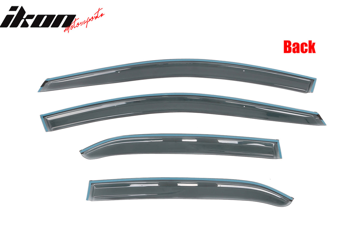 2018-2023 Toyota Camry Acrylic 4PC Window Visors Tape On Rain Guard
