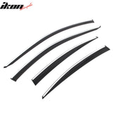 2025 Toyota Camry 4PC Window Visors Vent Rain Guard W/Chrome Trim PMMA
