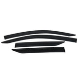 Window Visor for Toyota CHR 2017-2022 Black Chrome Trim 4PCS Polycarbonate